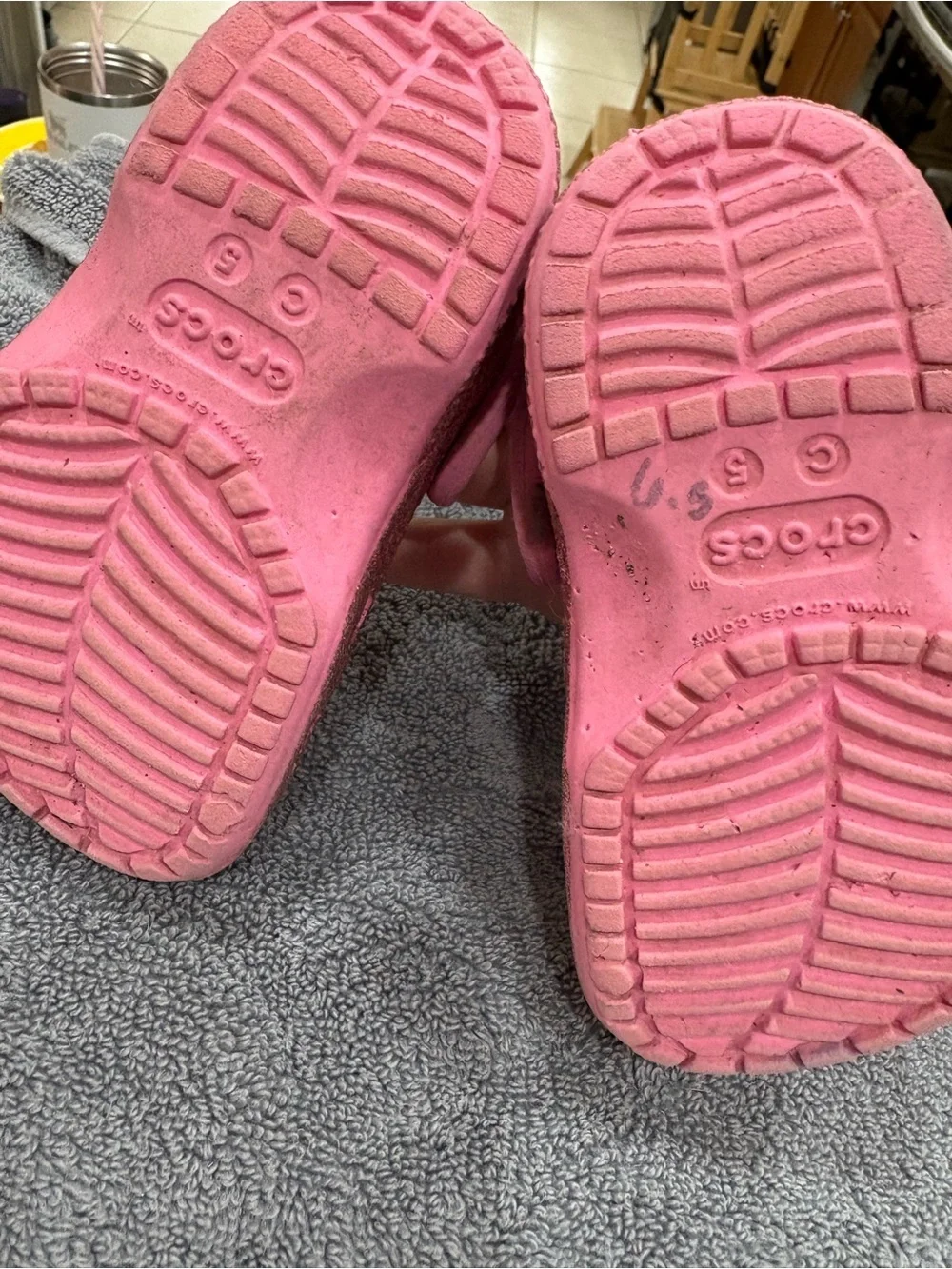 Kids Glitter crocs